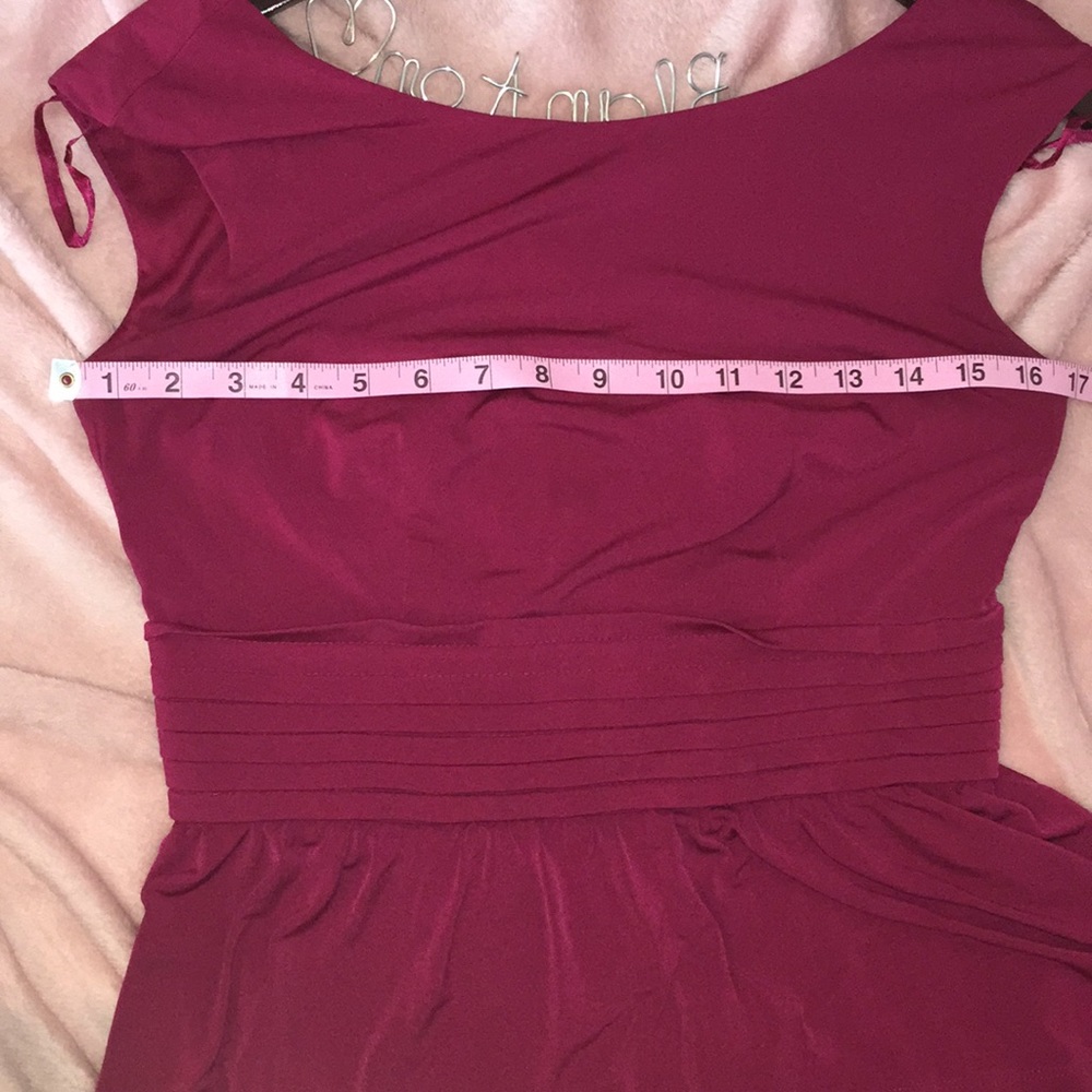 AB Studio ✨ - Raspberry Peplum Dress - Picture 4 of 7